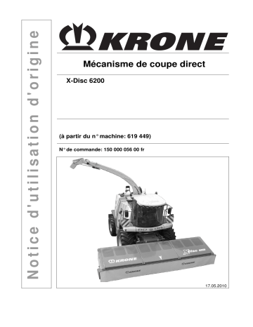 Krone X-Disc Mode d'emploi | Fixfr