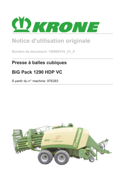 Krone BiG Pack 1290 HDP VC Mode d'emploi