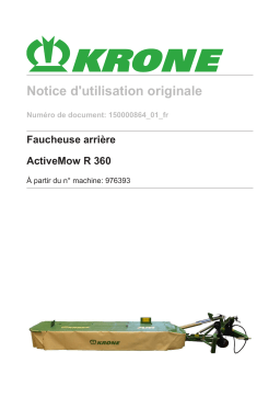 Krone ActiveMow R 360 Mode d'emploi