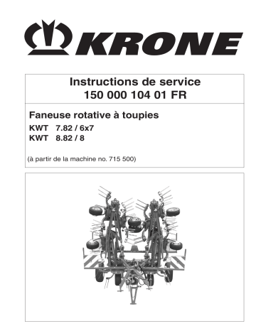 Krone KWT 7.82/6x7_8.82/8 Mode d'emploi | Fixfr