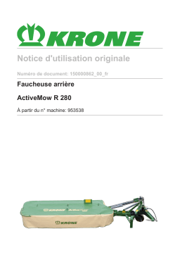 Krone ActiveMow R 280 Mode d'emploi