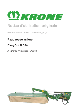 Krone EasyCut R 320 Mode d'emploi