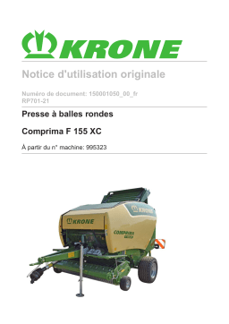 Krone RP701-21 (Comprima F 155 XC) Mode d'emploi