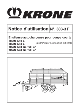 Krone Titan 6/40_6/48 L/GL all in Mode d'emploi