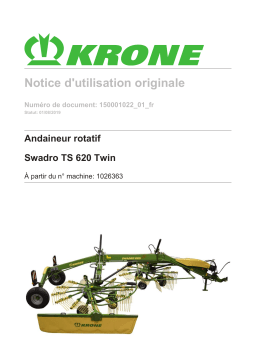 Krone Swadro TS 620 Twin Mode d'emploi