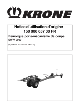 Krone SWW 9000 Mode d'emploi