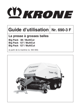 Krone Big Pack 88-127-128 MultiCut Mode d'emploi