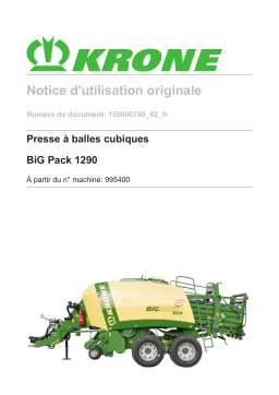 Krone BiG Pack 1290 Mode d'emploi