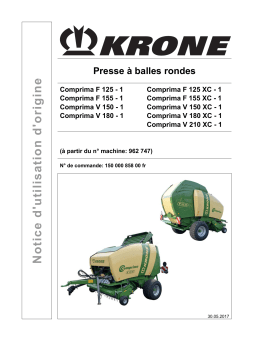 Krone Comprima F/V Mode d'emploi