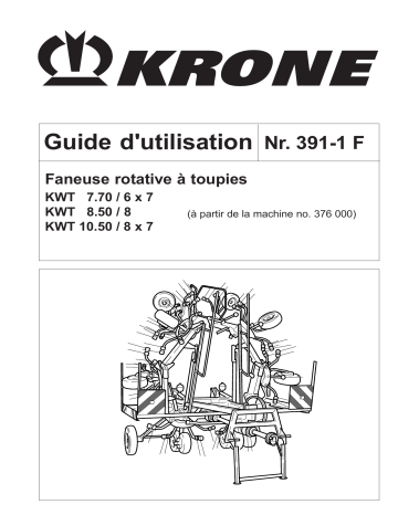 Krone KWT 7.70/6x7_8.50/8_10.50/8x7 Mode d'emploi | Fixfr