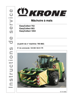 Krone EasyCollect 753_903_1053 Mode d'emploi