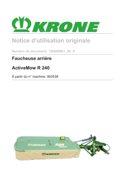 Krone ActiveMow R 240 Mode d'emploi