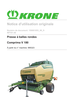 Krone RP701-40 (Comprima V 180) Mode d'emploi