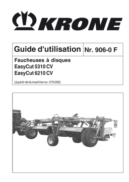 Krone EasyCut 5310_6210_CV Mode d'emploi