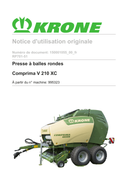 Krone RP701-51 (Comprima V 210 XC) Mode d'emploi