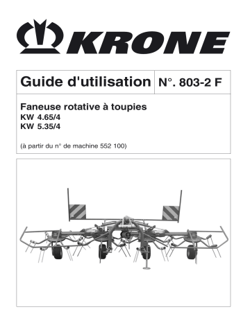 Krone KW 4.65/4_5.35/4 Mode d'emploi | Fixfr
