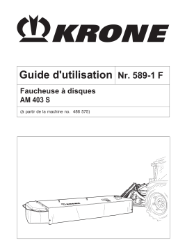 Krone AM 403 S Mode d'emploi