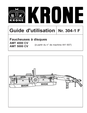 Krone AMT 4000_5000 CV Mode d'emploi | Fixfr