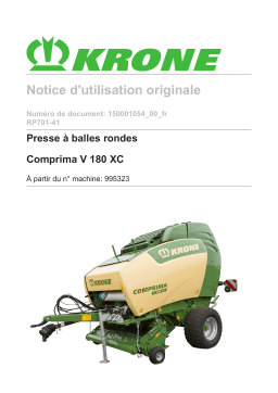 Krone RP701-41 (Comprima V 180 XC) Mode d'emploi