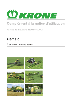 Krone EzBA BiG X 630 Mode d'emploi