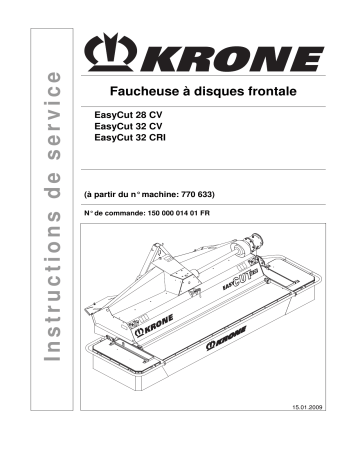 Krone EC 28 CV_32 CV_32 CRi Mode d'emploi | Fixfr