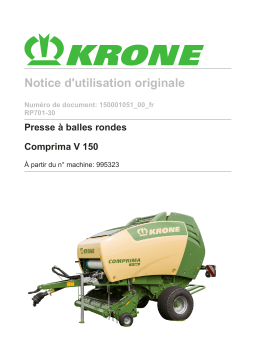 Krone RP701-30 (Comprima V 150) Mode d'emploi