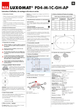 Gewiss GWS9061 PRESENCE SENSOR ON/OFF MASTER IP20 Mode d'emploi