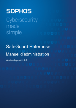 Sophos SafeGuard Enterprise Manuel utilisateur