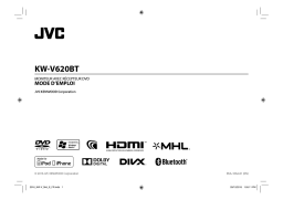 JVC KW-V620BTE 2-DIN AV Receiver Manuel utilisateur