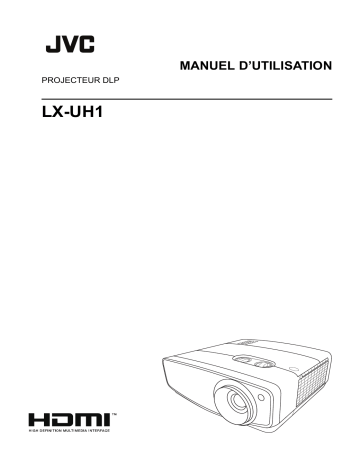 LX-UH1B | JVC LX-UH1W 4K HDR DLP projector Manuel utilisateur | Fixfr