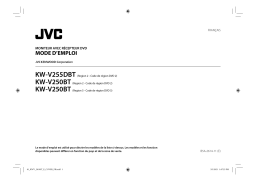 JVC KW-V255DBT 2DIN, CD/DVD/USB Multimedia system Manuel utilisateur