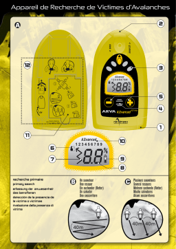 ASTEELFLASH FRANCE O9BARVAADV AvalancheBeacon Manuel utilisateur