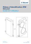 DeLaval IRW Rideau d'identification : Guide d'utilisation + IA