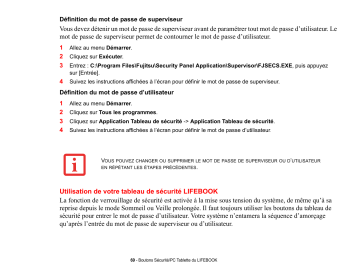 Fujitsu EJE-WL0026 62205ANHMWWLAN IN PORTABLE LIFEBOOK T SERIES Manuel utilisateur | Fixfr
