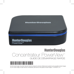 Hunter Douglas Window Fashions UXUPC2 Two-waywireless radio in the 2.4GHz ISM band that works as a bridge between Ethernet and a proprietary RF network Manuel utilisateur