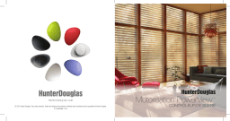 Hunter Douglas Window Fashions UXUSC4U1 Wallmounted wireless remote control for window shades Manuel utilisateur