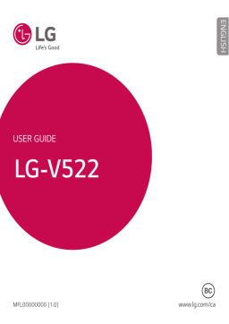 LG Electronics MobileComm USA ZNFV520 Multi-bandWCDMA/LTE Tablet Manuel utilisateur