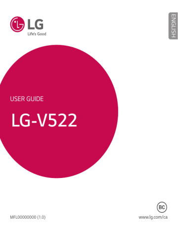 LG Electronics MobileComm USA ZNFV520 Multi-bandWCDMA/LTE Tablet Manuel utilisateur | Fixfr