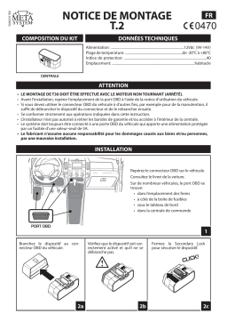 META System S.p.A. P3OT2OBDBT OBDdevice Manuel utilisateur