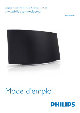 Philips Consumer Lifestyle BOU-AD7050W Wirelessspeaker Manuel utilisateur