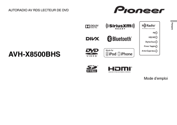 Pioneer AJDK059 DVDRDS AV RECEIVER Manuel utilisateur | Fixfr