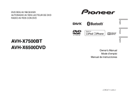 Pioneer AJDK062 DVDRDS AV RECEIVER Manuel utilisateur