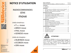 REMdevice s.r.l. RTF-PABPM6 Radioremote control transmitter Manuel utilisateur