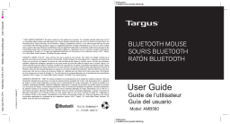 Targus International OXM000077 BluetoothMouse Manuel utilisateur