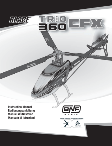 Blade BLH4755 Trio 360 CFX BNF Basic Manuel utilisateur | Fixfr