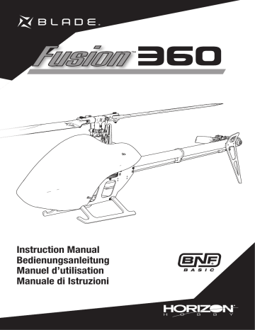 Blade BLH5250 Fusion 360 BNF Basic Manuel utilisateur | Fixfr