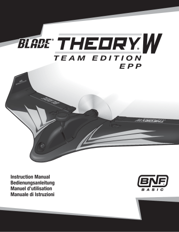Blade BLH03045 Theory Type W Team Edition BNF Basic, 760mm Manuel utilisateur | Fixfr