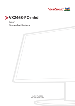 ViewSonic VX2468-PC-MHD MONITOR Mode d'emploi