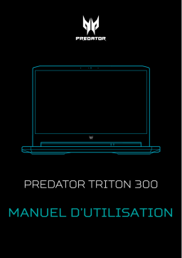 Acer Predator PT315-53 Notebook Manuel utilisateur