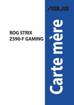 Asus ROG Strix Z590-F Gaming Motherboard Manuel utilisateur
